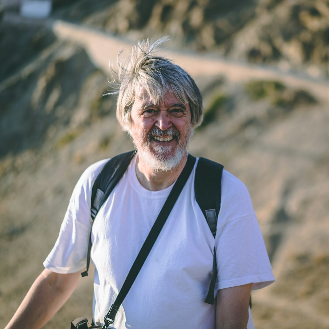 Portrait of a senior Belgian man in his fifties as editorial director